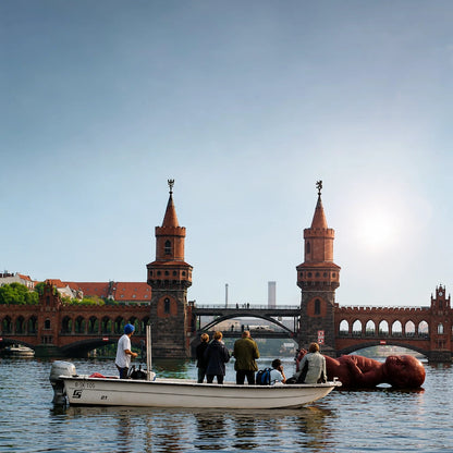 Carolina Skiff Arbeitsboot mit großer Nutzfläche und starker Motorisierung. Ideal für Transporte, Eventlogistik und vielseitige Einsätze auf dem Wasser.