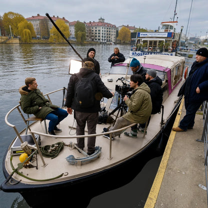 Schwimmende Eventfläche für Public Viewings, Shows, Präsentationen und exklusive Veranstaltungen mit flexiblen Nutzungsmöglichkeiten.