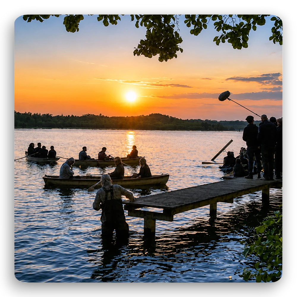 Boot und Schiff für Filmproduktionen, Fotoshootings und Events. Schiffskontor Berlin bietet vielseitige Locations auf dem Wasser für kreative Projekte.