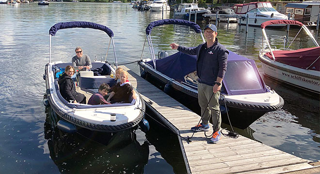 Mieten Sie für Ihre Bootstour bei unserem Bootsverleih in Berlin führerscheinfreie Boote zum selber fahren!