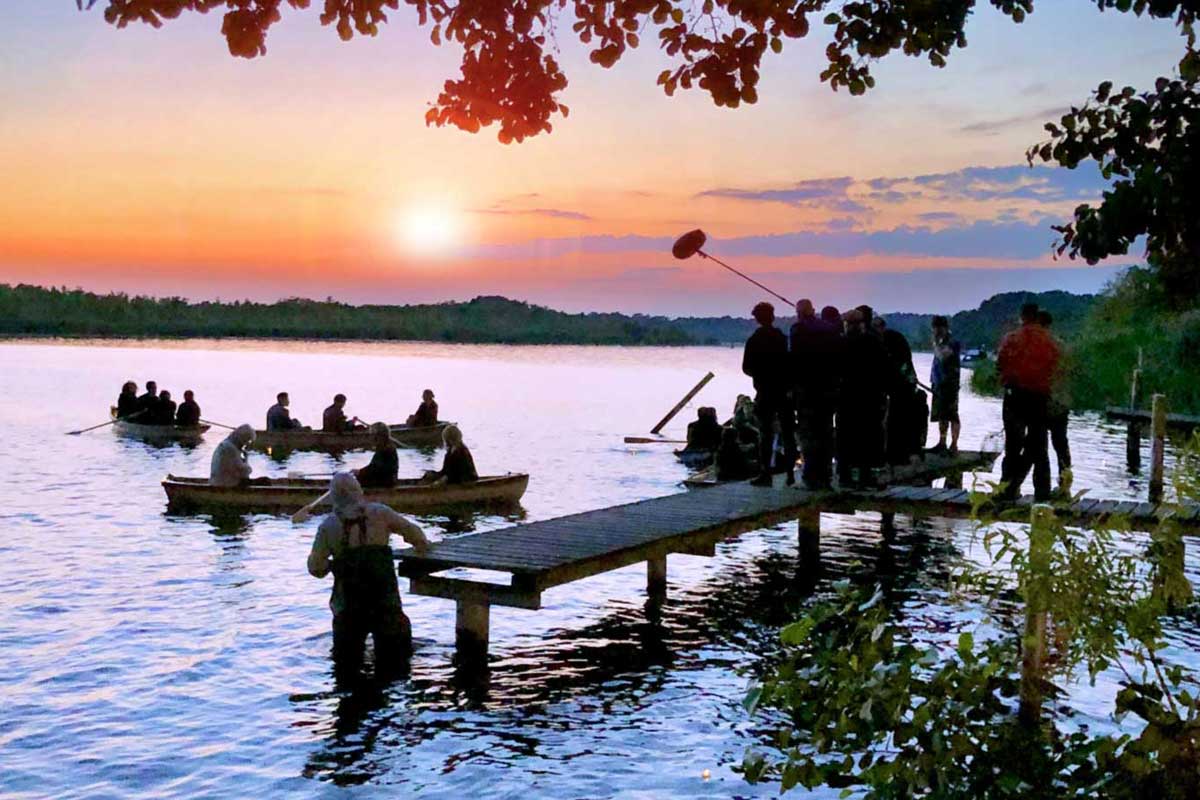 Dreharbeiten für den Film "Lieber Kurt" aus dem Jahr 2021 von Til Schweiger (Barefoot Films GmbH)